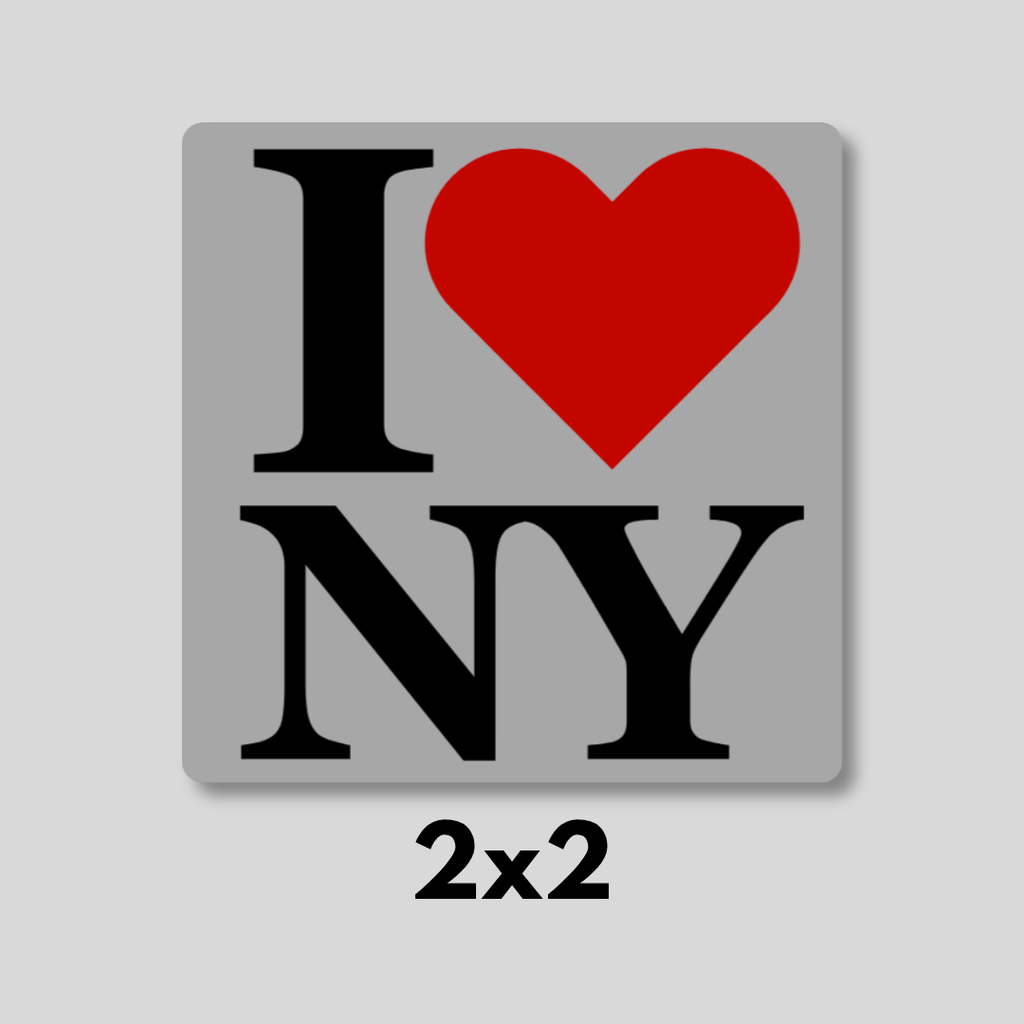 I Heart NY Classic Magnet - Grey