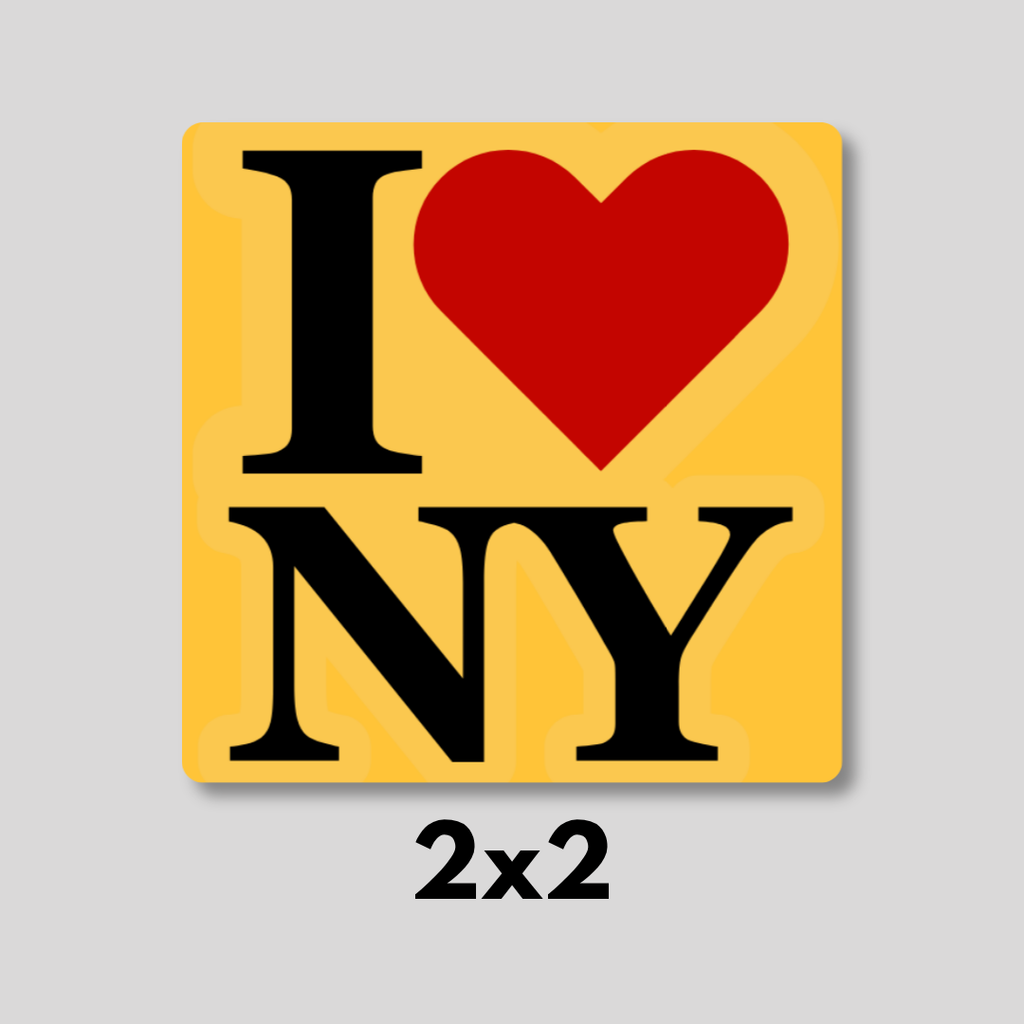 I Heart NY Classic Magnet - Yellow