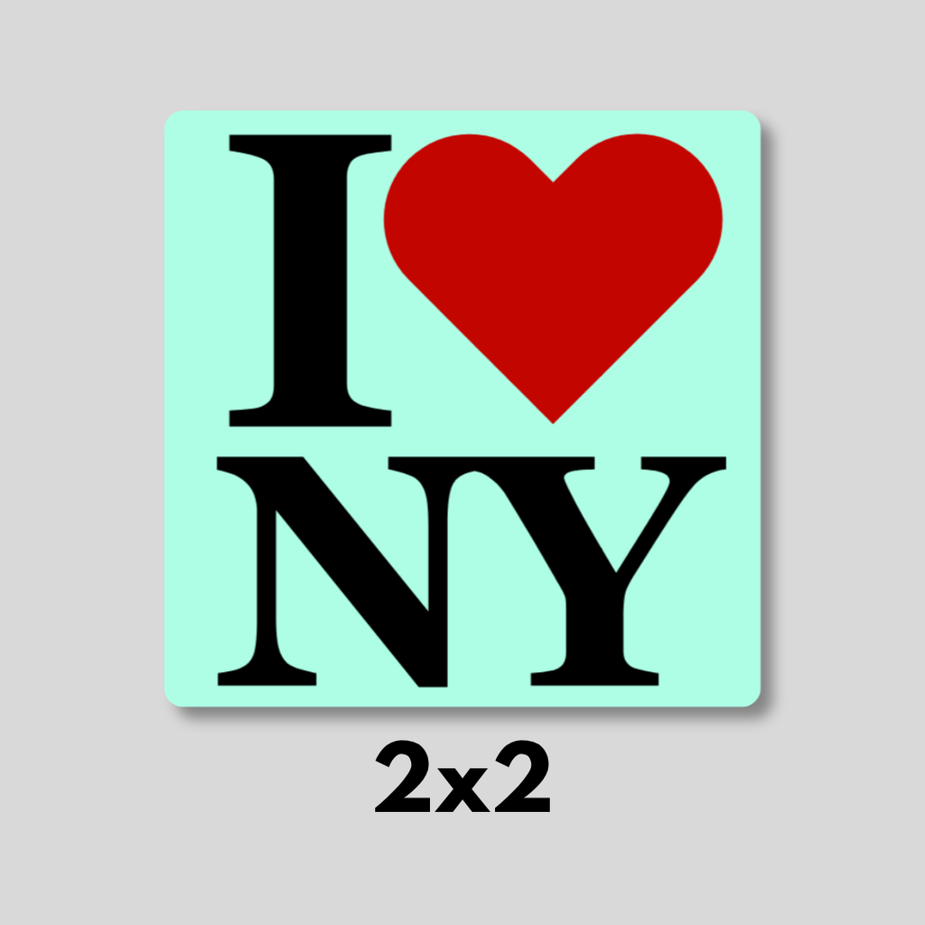 I Heart NY Classic Magnet - Aquamarine