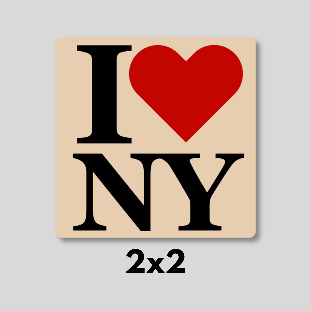 I Heart NY Classic Magnet - Beige