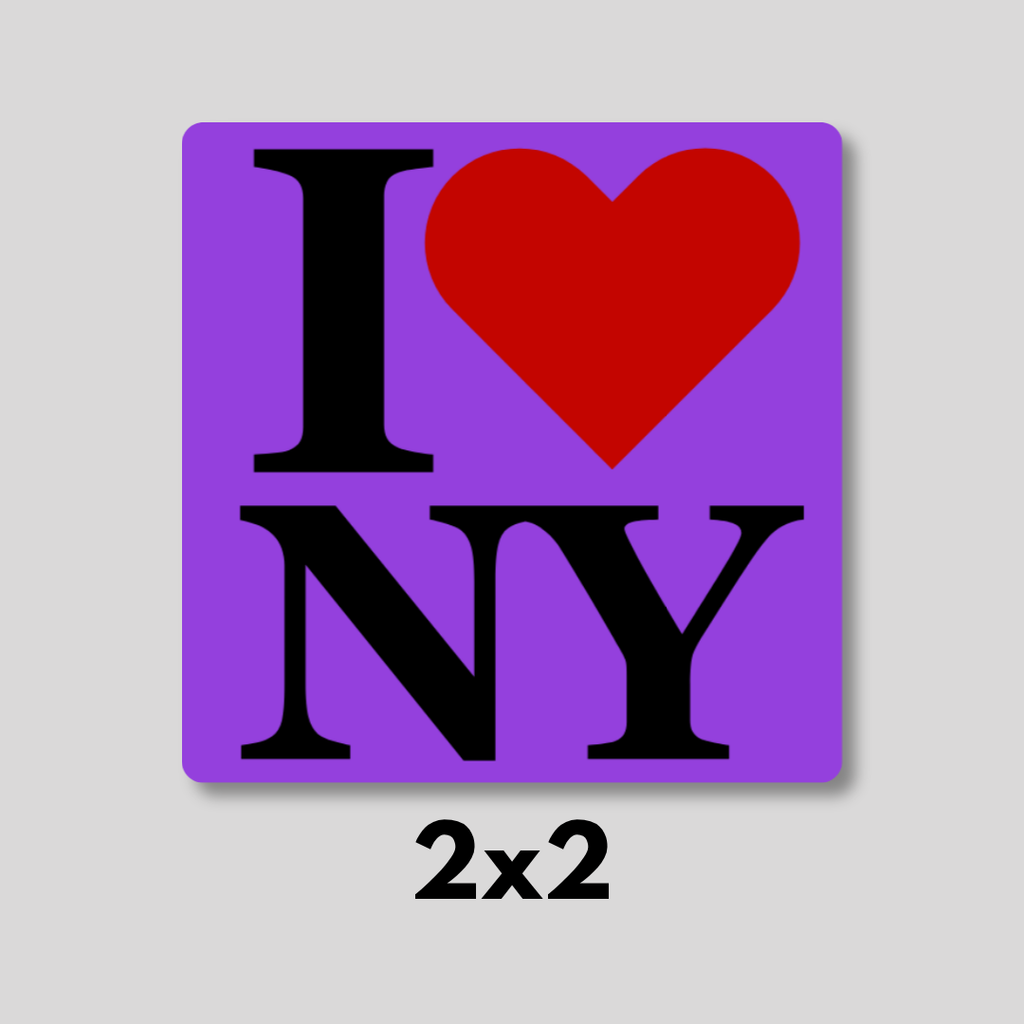 I Heart NY Classic Magnet - Purple
