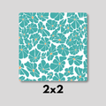 Retro Floral Magnet 2x2