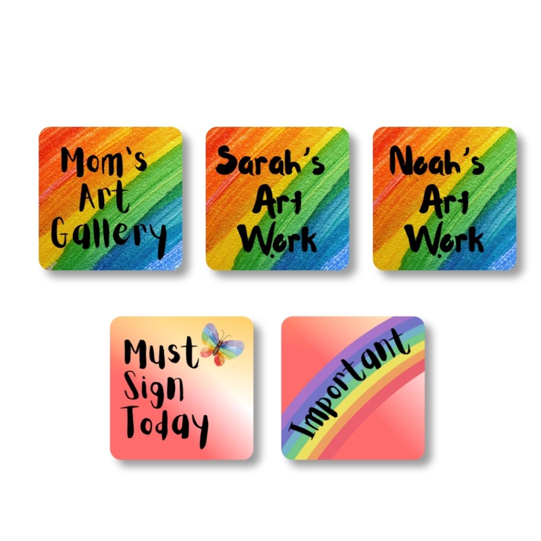 Personalized Colorful Magnet Pack