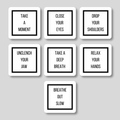 Self Care Reminders Magnet 7 Pack