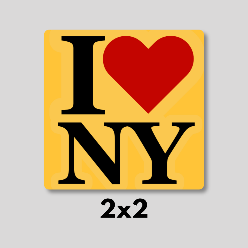 I Heart NY Classic Magnet 2x2 (Multiple Colors)