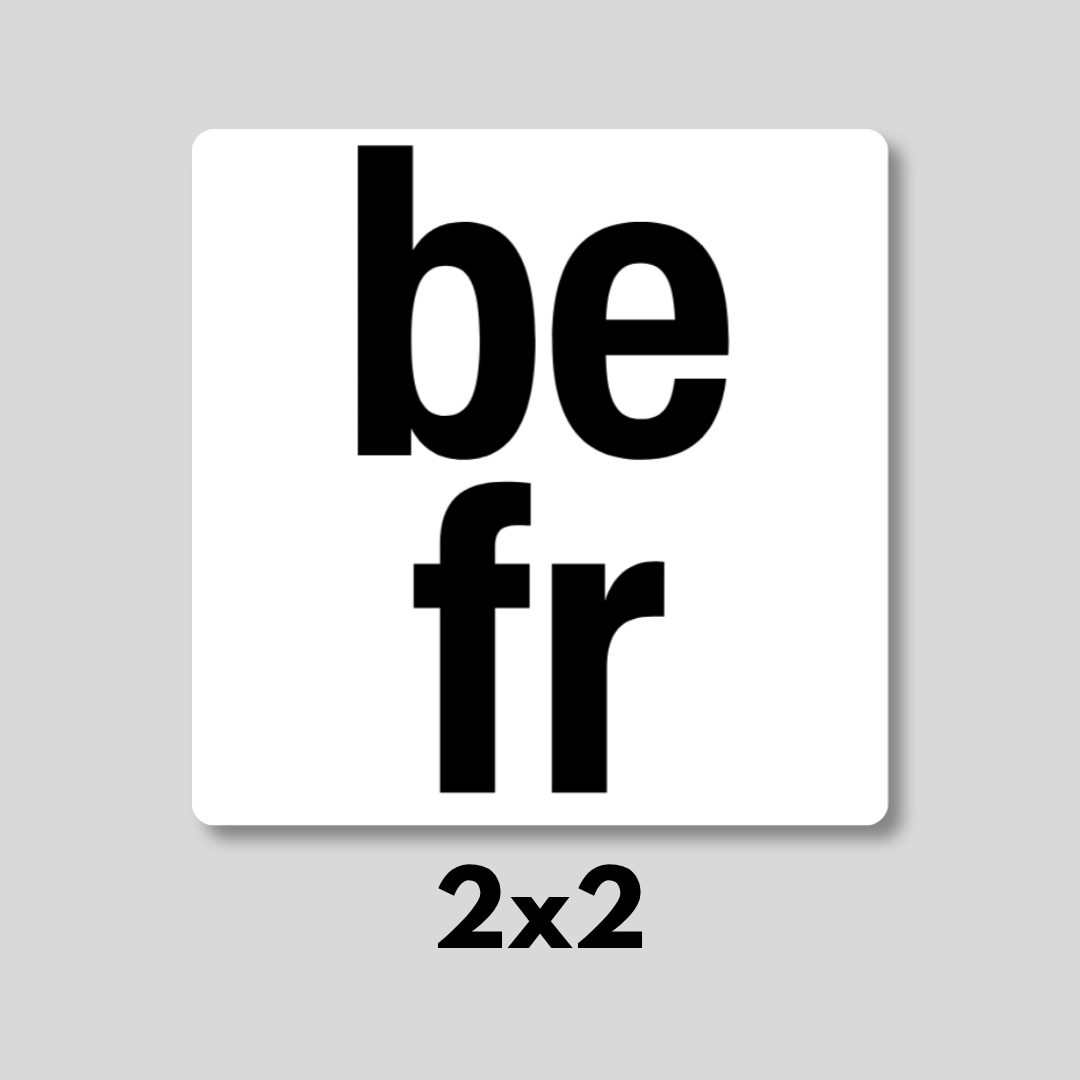 "be fr" Magnet 2x2