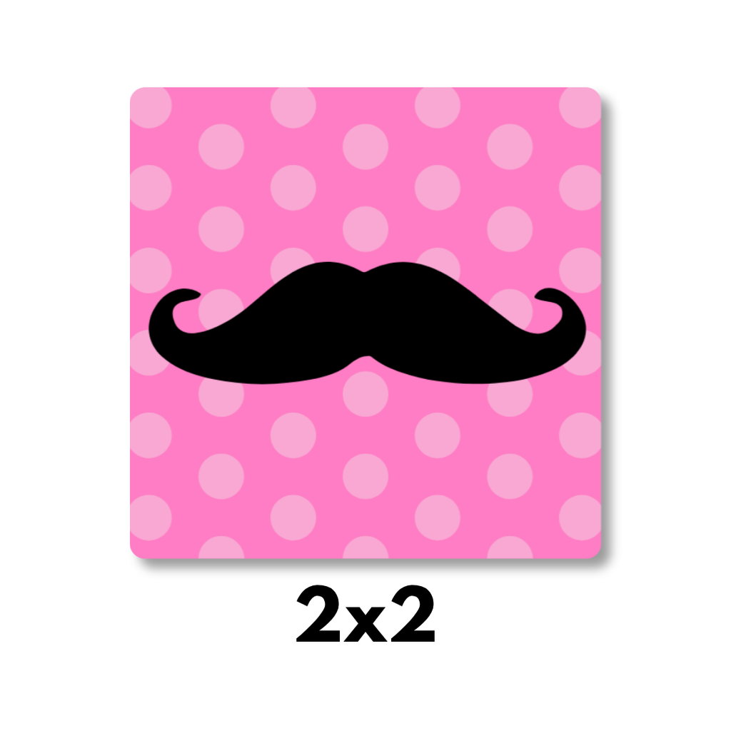 Pink Polka Dot Magnet 6 Pack